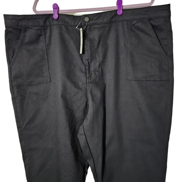 Asos Denim Black High Rise Khakis NWT - Picture 3 of 8